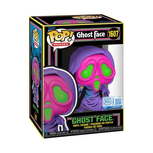 Scream Ghost Face Black Light Funko Pop! Vinyl Figure #1607 - Entertainment Earth Exclusive Funko Horror Funko Pop! Vinyl Figures IN STOCK NOW