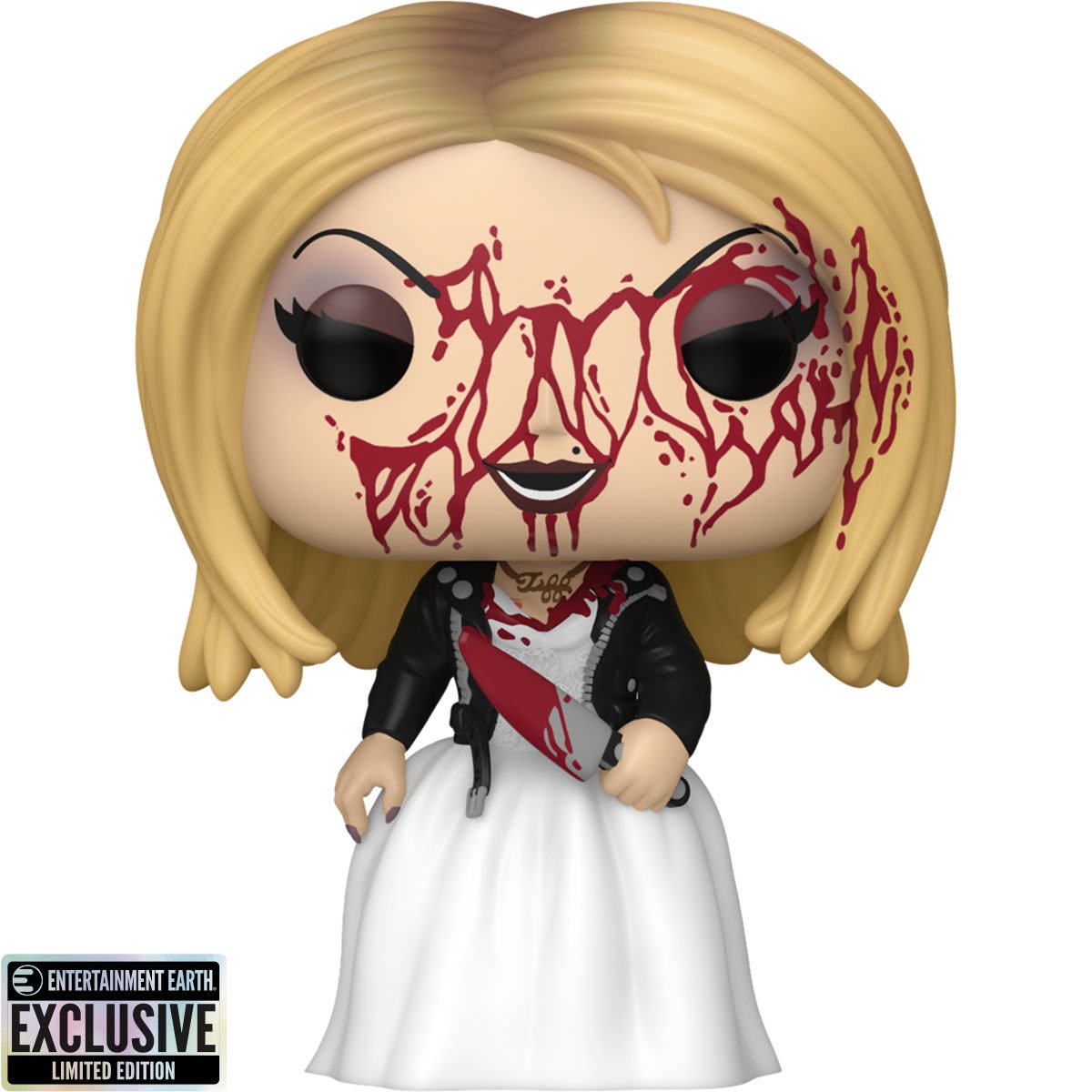 Chucky & Tiffany (Blood Splatter) Funko Pop! Vinyl Figure 2-Pack - Entertainment Earth Exclusive IN STOCK