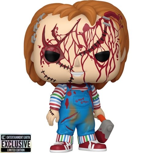 Chucky & Tiffany (Blood Splatter) Funko Pop! Vinyl Figure 2-Pack - Entertainment Earth Exclusive IN STOCK