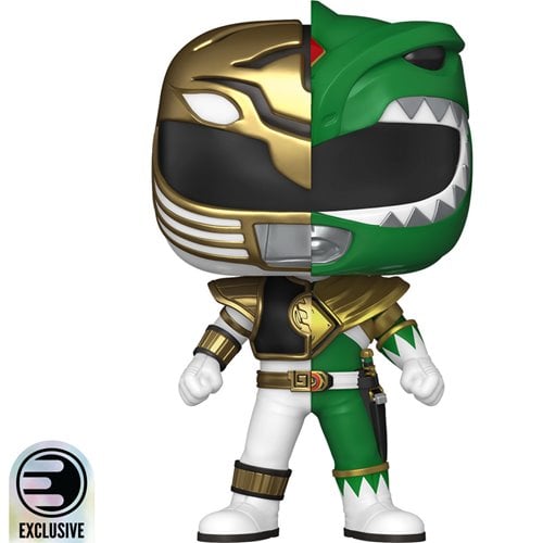 Mighty Morphin' Power Rangers Green / White Ranger Funko Pop! Vinyl Figure #1750 (Entertainment Earth Exclusive)