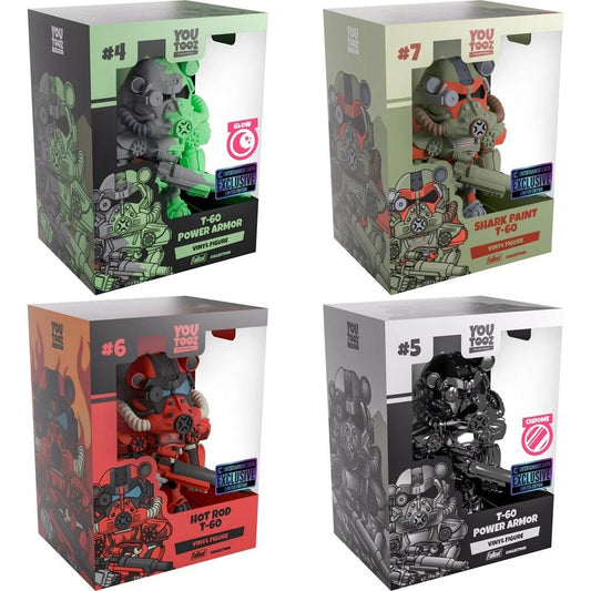 Fallout Youtooz EE Exclusive Collection – T-60 Power Armor Variants (SHIPS NEXT WEEK)