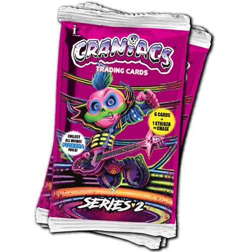 Craniacs Series 2 Trading Card Pack – Single Pack