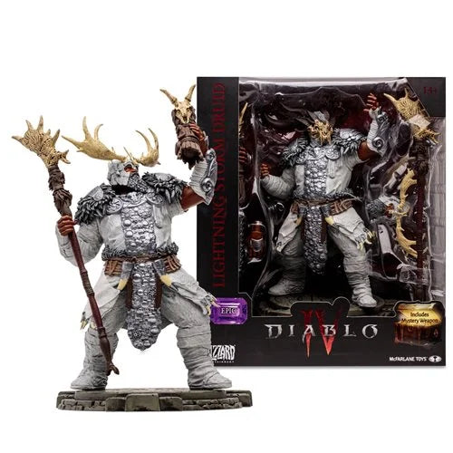 Diablo IV Wave 1 Lightning Storm Druid Epic 1:12 Scale Posed Figure by McFarlane Toys