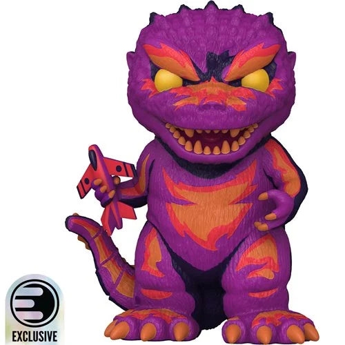 Godzilla Retro Futurism Art Godzilla Premium Funko Pop! Vinyl Figure #1894 - Entertainment Earth Exclusive DAMAGED BOX