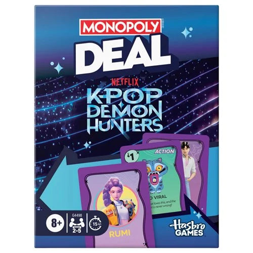 KPop Demon Hunters Monopoly Deal Card Game (SHIPS NEXT WEEK 12/5)