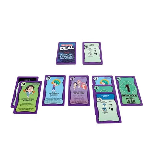 KPop Demon Hunters Monopoly Deal Card Game (SHIPS NEXT WEEK 12/5)
