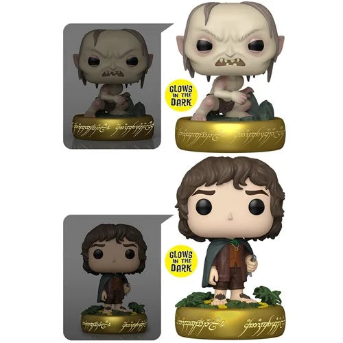 The Lord of the Rings – Frodo Baggins (GITD) #1832 & Gollum (GITD) #1831 Funko Pop! Vinyl Figures (Pre-Order)