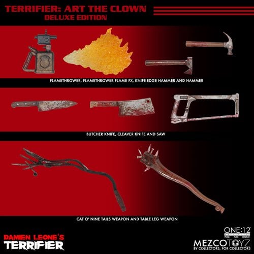 Terrifier Art the Clown Deluxe One:12 Collective Action Figure(SHIPS OCTOBER)