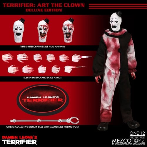 Terrifier Art the Clown Deluxe One:12 Collective Action Figure(SHIPS OCTOBER)