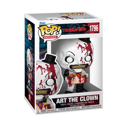 Pre-Order Terrifier Art the Clown with Head Funko Pop! Vinyl Figure #1796