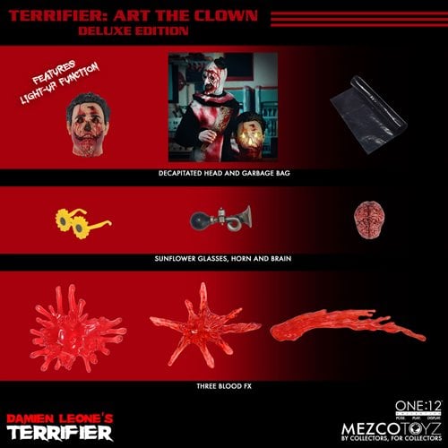 Terrifier Art the Clown Deluxe One:12 Collective Action Figure(SHIPS OCTOBER)