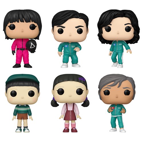 Squid Game Funko Pop! Vinyl Figure Wave 2 – 6-Pack Bundle IN STOCK